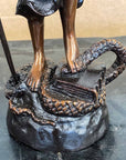 Lady Justice Bronze Sculpture-12. Asian & Chinese Furniture, Art, Antiques, Vintage Home Décor for sale at FEA Home