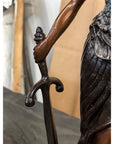 Lady Justice Bronze Sculpture-13. Asian & Chinese Furniture, Art, Antiques, Vintage Home Décor for sale at FEA Home