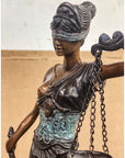 Lady Justice Bronze Sculpture-18. Asian & Chinese Furniture, Art, Antiques, Vintage Home Décor for sale at FEA Home