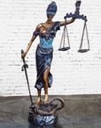 Lady Justice Bronze Sculpture-4. Asian & Chinese Furniture, Art, Antiques, Vintage Home Décor for sale at FEA Home