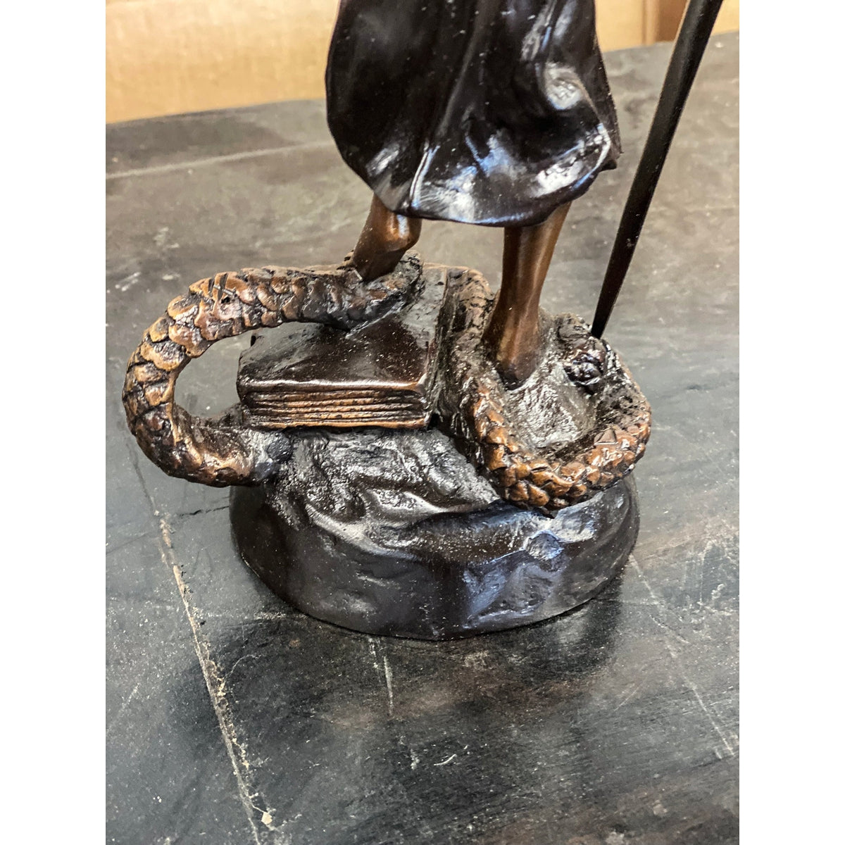 Lady Justice Bronze Sculpture-9. Asian & Chinese Furniture, Art, Antiques, Vintage Home Décor for sale at FEA Home