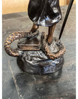 Lady Justice Bronze Sculpture-9. Asian & Chinese Furniture, Art, Antiques, Vintage Home Décor for sale at FEA Home