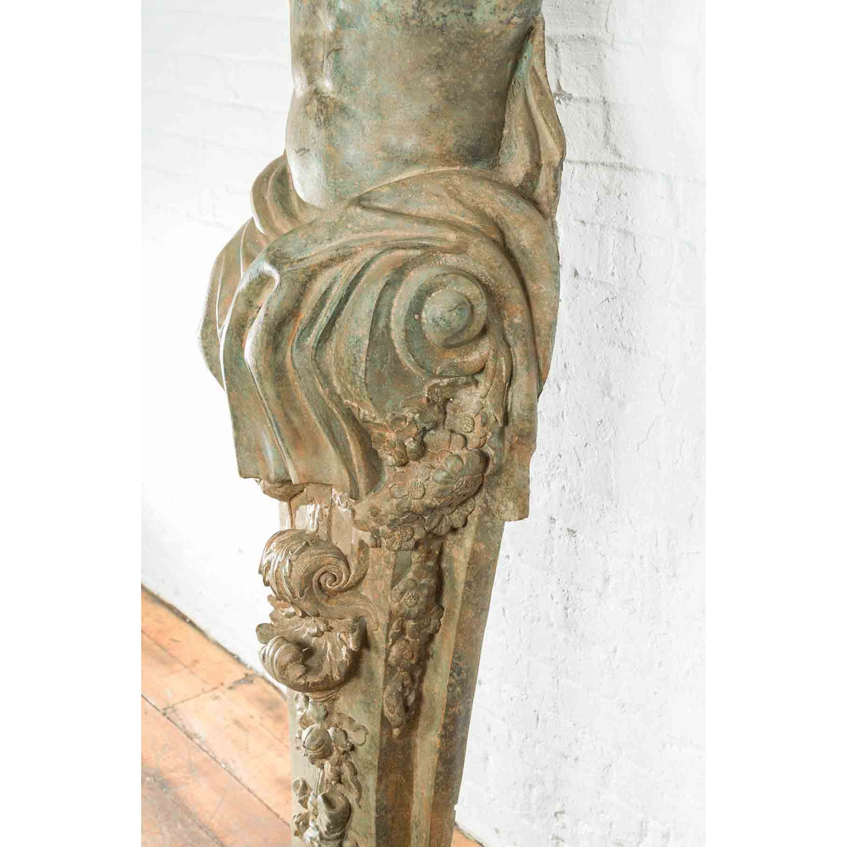 Vintage Bronze Greco-Roman Telamon Term Fountain-18. Asian & Chinese Furniture, Art, Antiques, Vintage Home Décor for sale at FEA Home