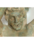 Vintage Bronze Greco-Roman Telamon Term Fountain-21. Asian & Chinese Furniture, Art, Antiques, Vintage Home Décor for sale at FEA Home
