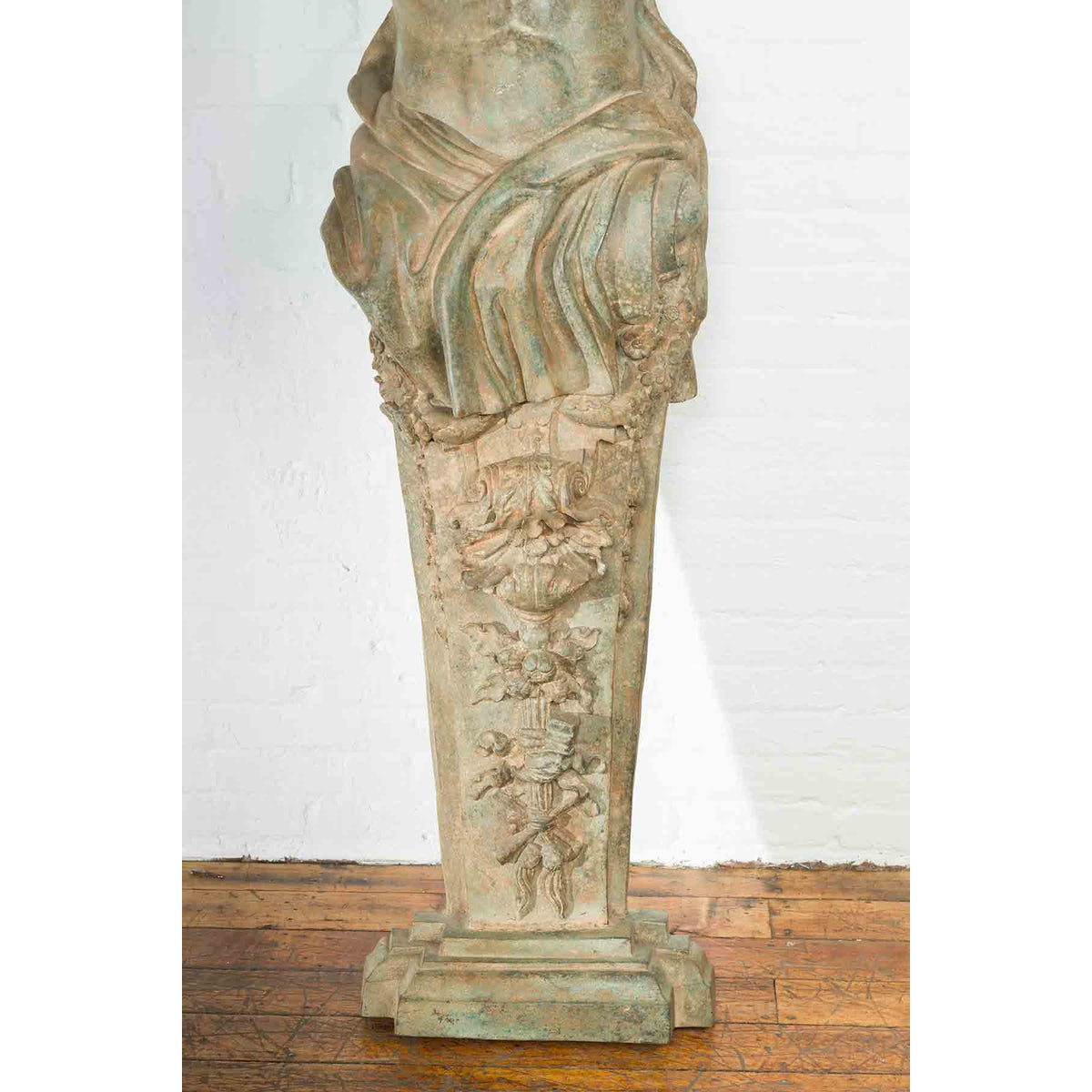 Vintage Bronze Greco-Roman Telamon Term Fountain-10. Asian & Chinese Furniture, Art, Antiques, Vintage Home Décor for sale at FEA Home
