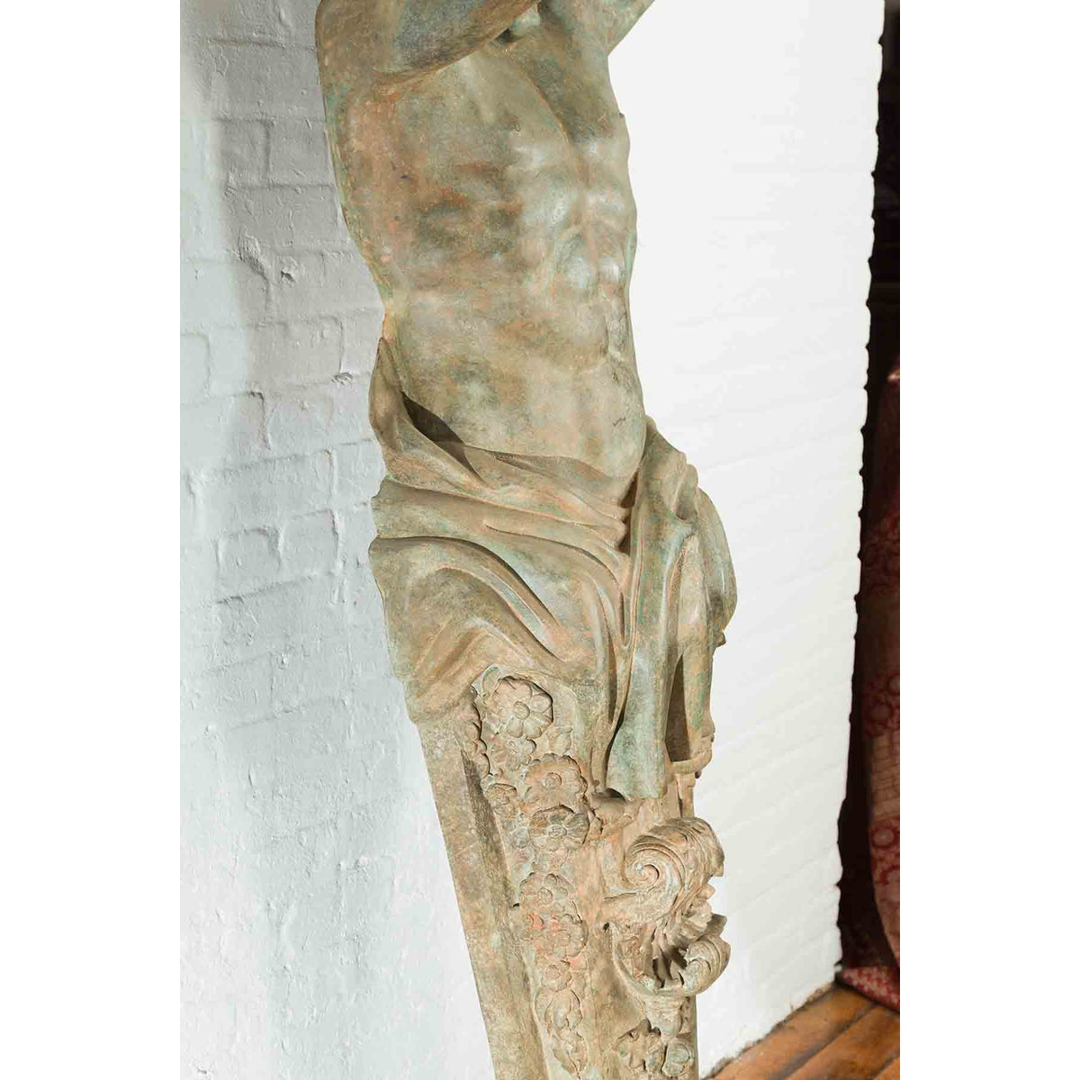Vintage Bronze Greco-Roman Telamon Term Fountain-13. Asian & Chinese Furniture, Art, Antiques, Vintage Home Décor for sale at FEA Home