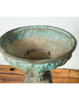Bronze Classical Style Pedestal Urn with Putti Carrying a Basin on Their Heads-13. Asian & Chinese Furniture, Art, Antiques, Vintage Home Décor for sale at FEA Home