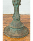 Bronze Classical Style Pedestal Urn with Putti Carrying a Basin on Their Heads-8. Asian & Chinese Furniture, Art, Antiques, Vintage Home Décor for sale at FEA Home
