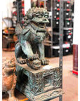 Guardian Lion Foo Dog Statue-2. Asian & Chinese Furniture, Art, Antiques, Vintage Home Décor for sale at FEA Home