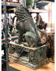 Guardian Lion Foo Dog Statue-3. Asian & Chinese Furniture, Art, Antiques, Vintage Home Décor for sale at FEA Home