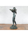 Bronze Sea Nymph Fountain with Large Shell and Turtle in Verdigris Patina-16. Asian & Chinese Furniture, Art, Antiques, Vintage Home Décor for sale at FEA Home