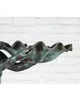 Bronze Sea Nymph Fountain with Large Shell and Turtle in Verdigris Patina-5. Asian & Chinese Furniture, Art, Antiques, Vintage Home Décor for sale at FEA Home