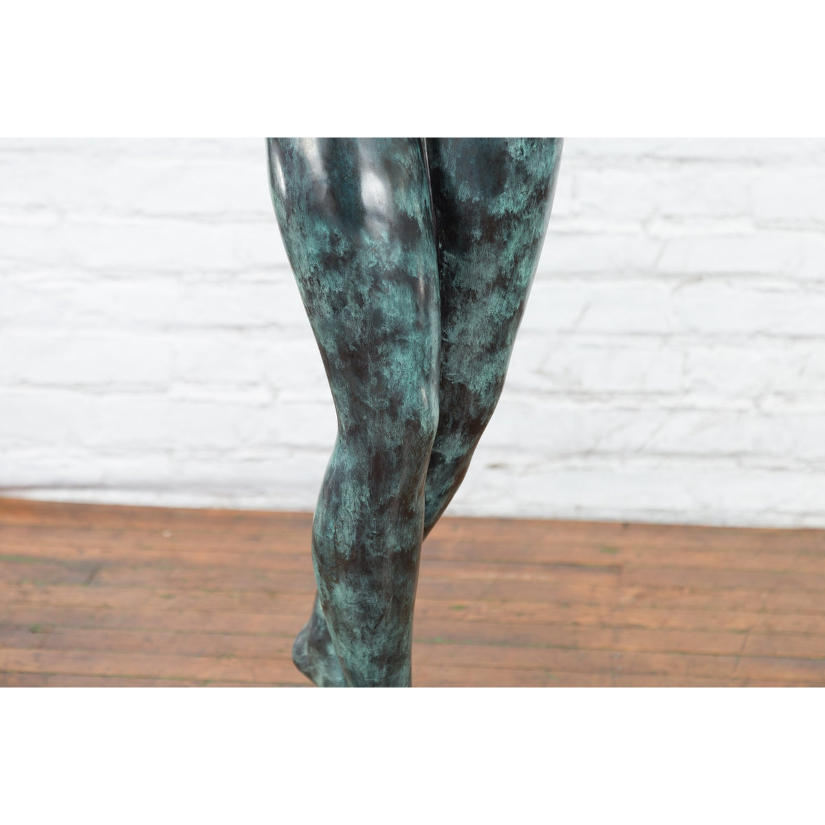 Bronze Sea Nymph Fountain with Large Shell and Turtle in Verdigris Patina-7. Asian & Chinese Furniture, Art, Antiques, Vintage Home Décor for sale at FEA Home