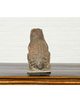 Vintage Bronze Mythical Boar Sculpture on Rectangular Base-6. Asian & Chinese Furniture, Art, Antiques, Vintage Home Décor for sale at FEA Home