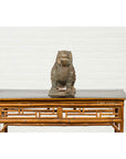Vintage Bronze Mythical Boar Sculpture on Rectangular Base-8. Asian & Chinese Furniture, Art, Antiques, Vintage Home Décor for sale at FEA Home