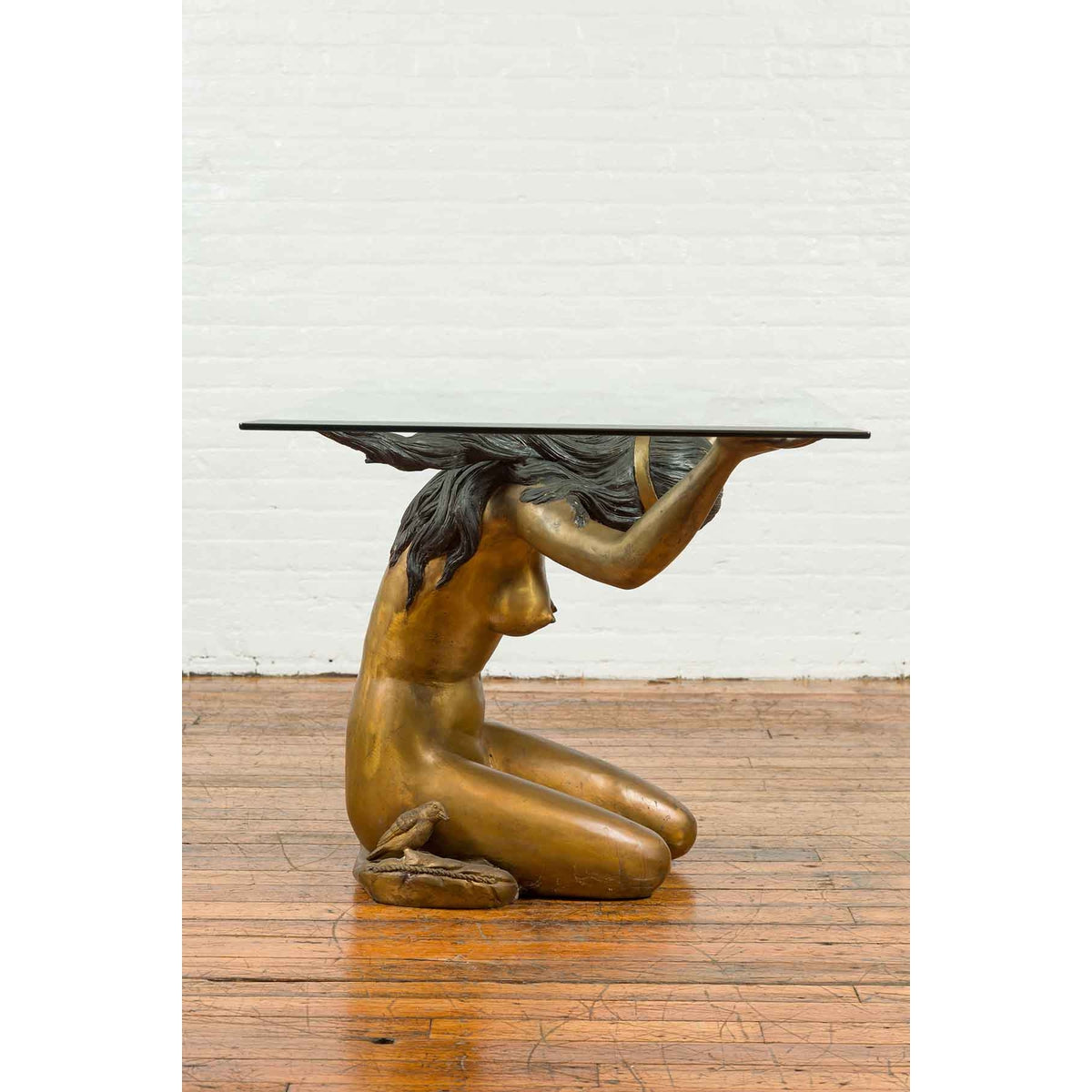 Classical Contemporary Bronze Table Base-4. Asian & Chinese Furniture, Art, Antiques, Vintage Home Décor for sale at FEA Home