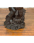 Greco-Roman Style Vintage Bronze Fountain Depicting a Putto Riding a Dolphin-12. Asian & Chinese Furniture, Art, Antiques, Vintage Home Décor for sale at FEA Home