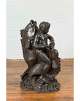 Greco-Roman Style Vintage Bronze Fountain Depicting a Putto Riding a Dolphin-4. Asian & Chinese Furniture, Art, Antiques, Vintage Home Décor for sale at FEA Home