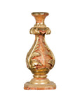 Red and Gold Gilt Indian Acanthus Carved Finial Drilled to Be Made into a Lamp-1. Asian & Chinese Furniture, Art, Antiques, Vintage Home Décor for sale at FEA Home