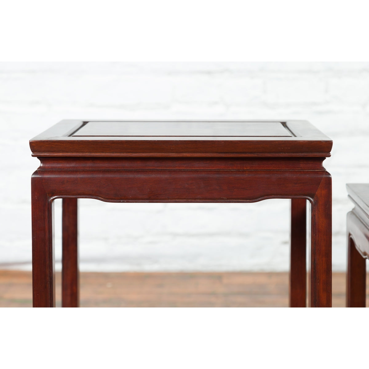 Set of Three Vintage Chinese Rosewood Nesting Tables with Dark Patina-11. Asian & Chinese Furniture, Art, Antiques, Vintage Home Décor for sale at FEA Home