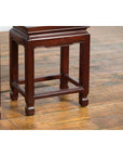 Set of Three Vintage Chinese Rosewood Nesting Tables with Dark Patina-16. Asian & Chinese Furniture, Art, Antiques, Vintage Home Décor for sale at FEA Home
