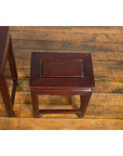 Set of Three Vintage Chinese Rosewood Nesting Tables with Dark Patina-9. Asian & Chinese Furniture, Art, Antiques, Vintage Home Décor for sale at FEA Home