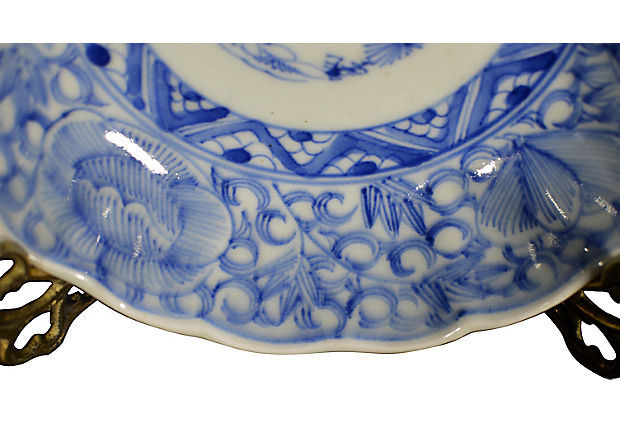 Set of 4 Antique Hand Painted Chinese Porcelain Bowl-5. Asian & Chinese Furniture, Art, Antiques, Vintage Home Décor for sale at FEA Home