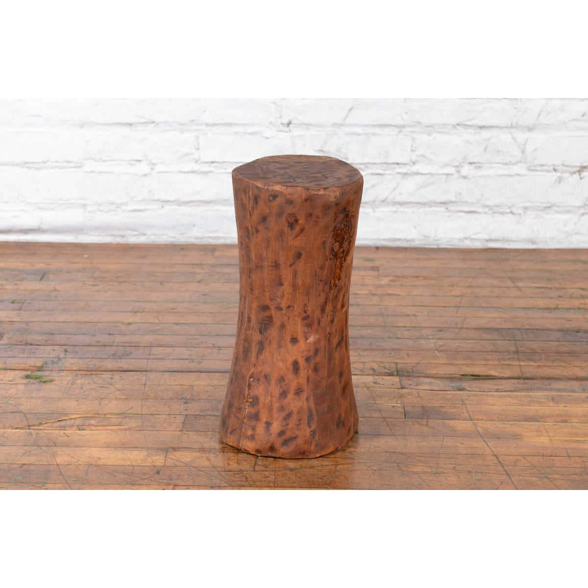 Vintage Chinese Tree Stump Wooden Pedestal with Rustic Character-11. Asian & Chinese Furniture, Art, Antiques, Vintage Home Décor for sale at FEA Home