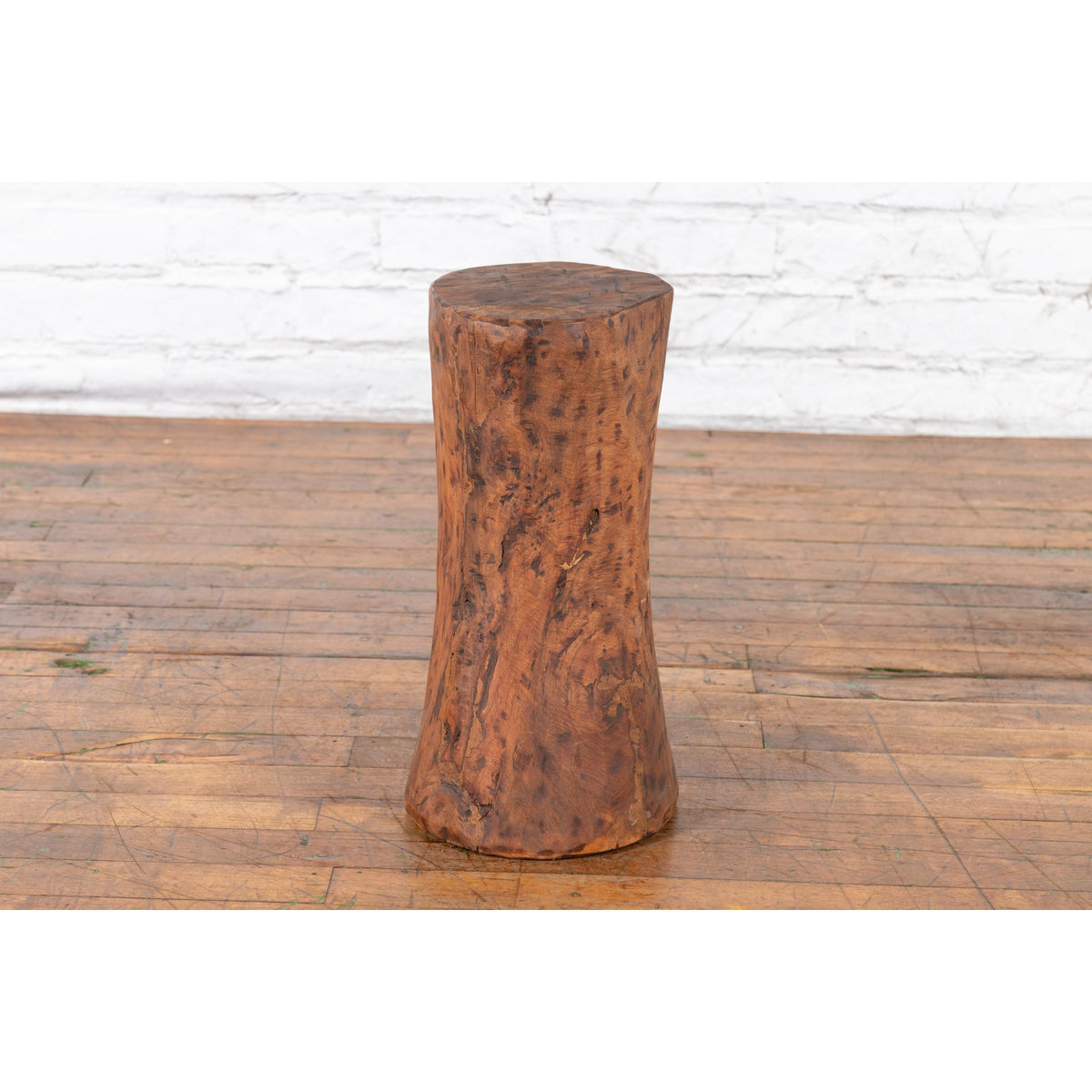 Vintage Chinese Tree Stump Wooden Pedestal with Rustic Character-13. Asian & Chinese Furniture, Art, Antiques, Vintage Home Décor for sale at FEA Home