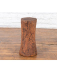 Vintage Chinese Tree Stump Wooden Pedestal with Rustic Character-13. Asian & Chinese Furniture, Art, Antiques, Vintage Home Décor for sale at FEA Home