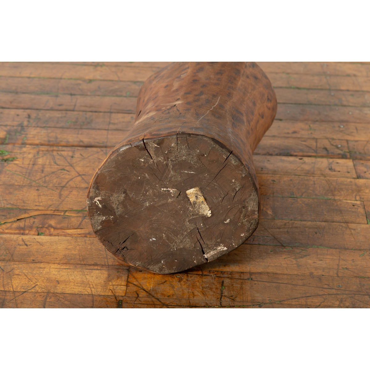 Vintage Chinese Tree Stump Wooden Pedestal with Rustic Character-15. Asian & Chinese Furniture, Art, Antiques, Vintage Home Décor for sale at FEA Home