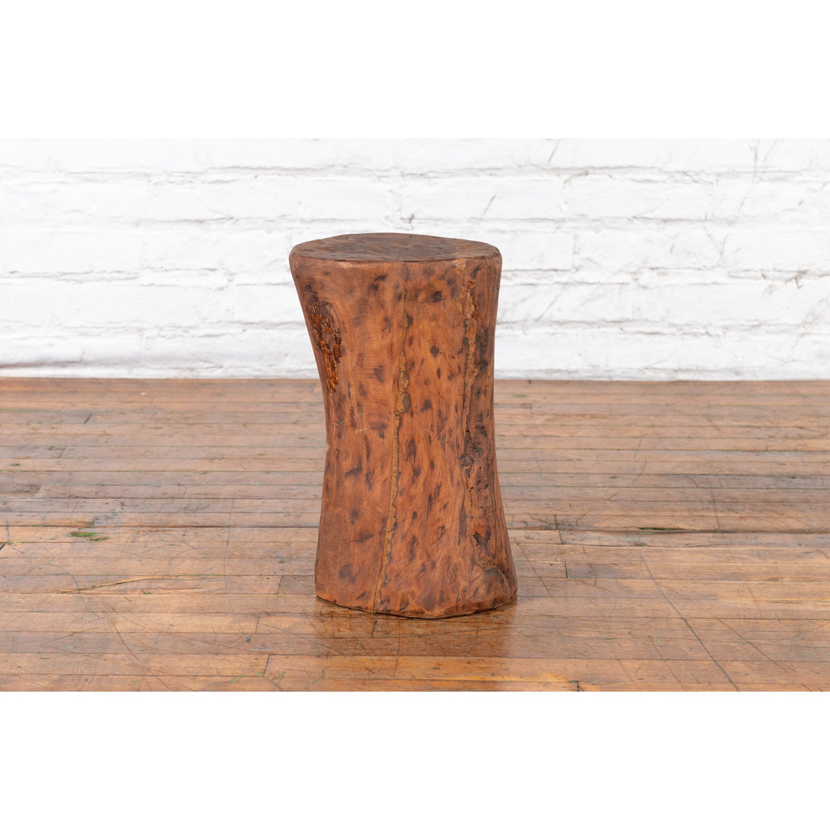 Vintage Chinese Tree Stump Wooden Pedestal with Rustic Character-2. Asian & Chinese Furniture, Art, Antiques, Vintage Home Décor for sale at FEA Home