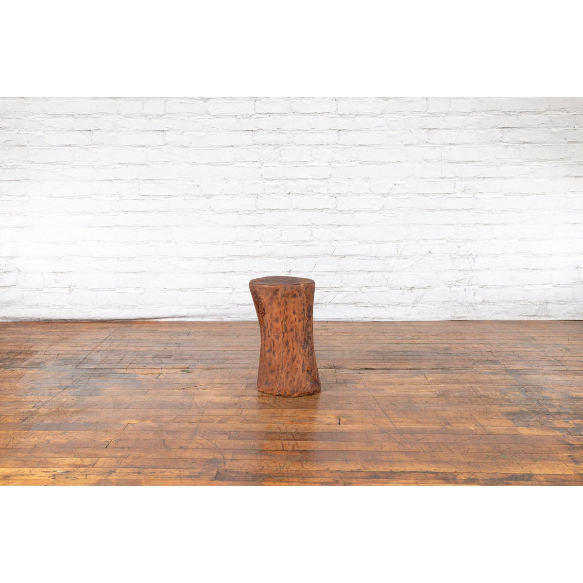 Vintage Chinese Tree Stump Wooden Pedestal with Rustic Character-3. Asian & Chinese Furniture, Art, Antiques, Vintage Home Décor for sale at FEA Home