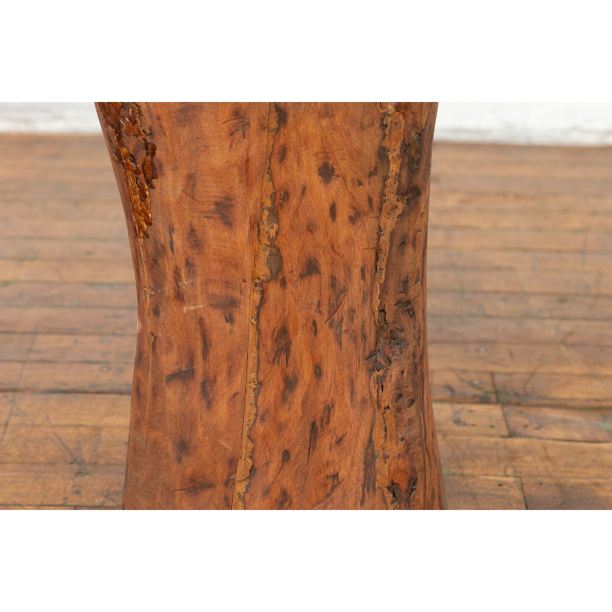Vintage Chinese Tree Stump Wooden Pedestal with Rustic Character-8. Asian & Chinese Furniture, Art, Antiques, Vintage Home Décor for sale at FEA Home