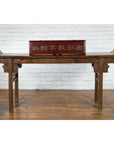Vintage Shop Sign Panel with Gilt Calligraphy on Red Background-3. Asian & Chinese Furniture, Art, Antiques, Vintage Home Décor for sale at FEA Home