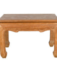 Vintage Thai Ming Style Low Drinks Table with Horsefoot Feet and Natural Patina-1. Asian & Chinese Furniture, Art, Antiques, Vintage Home Décor for sale at FEA Home
