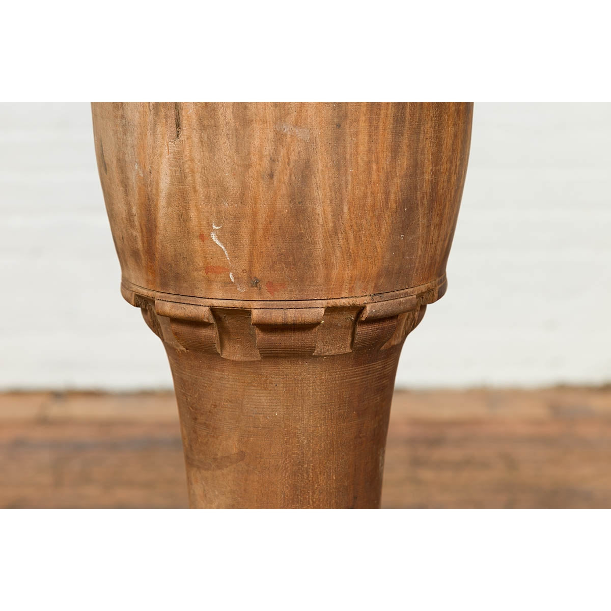 Antique Thai Freestanding Ceremonial Drum with Natural Patina-6. Asian & Chinese Furniture, Art, Antiques, Vintage Home Décor for sale at FEA Home