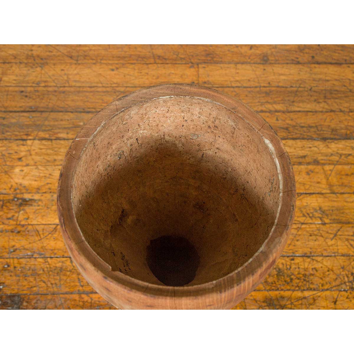 Antique Thai Freestanding Ceremonial Drum with Natural Patina-7. Asian & Chinese Furniture, Art, Antiques, Vintage Home Décor for sale at FEA Home