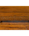 Chinese 19th Century Qing Dynasty Period Natural Elm Cabinet with Carved Apron-11. Asian & Chinese Furniture, Art, Antiques, Vintage Home Décor for sale at FEA Home