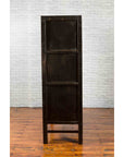 Chinese Red Lacquered 19th Century Qing Dynasty Cabinet with Gilt Chinoiseries-12. Asian & Chinese Furniture, Art, Antiques, Vintage Home Décor for sale at FEA Home