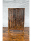 Qing Dynasty 19th Century Painted Chinoiserie Cabinet with Original Red Lacquer-13. Asian & Chinese Furniture, Art, Antiques, Vintage Home Décor for sale at FEA Home