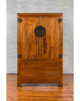 Chinese Qing Dynasty Period 19th Century Cabinet with Hidden Drawers and Panel-2. Asian & Chinese Furniture, Art, Antiques, Vintage Home Décor for sale at FEA Home