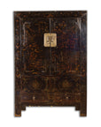 Chinese Qing Dynasty 19th Century Cabinet with Original Black Lacquer Finish-1. Asian & Chinese Furniture, Art, Antiques, Vintage Home Décor for sale at FEA Home