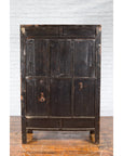 Chinese Qing Dynasty 19th Century Cabinet with Original Black Lacquer Finish-16. Asian & Chinese Furniture, Art, Antiques, Vintage Home Décor for sale at FEA Home