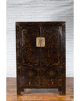 Chinese Qing Dynasty 19th Century Cabinet with Original Black Lacquer Finish-5. Asian & Chinese Furniture, Art, Antiques, Vintage Home Décor for sale at FEA Home