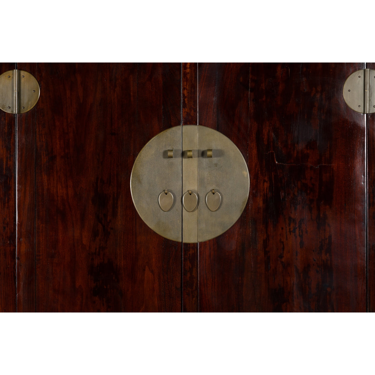 Chinese Qing Dynasty 19th Century Elm Cabinet with Doors and Four Drawers-7. Asian & Chinese Furniture, Art, Antiques, Vintage Home Décor for sale at FEA Home