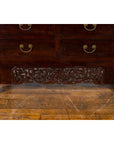 Chinese Qing Dynasty 19th Century Elm Cabinet with Doors and Four Drawers-9. Asian & Chinese Furniture, Art, Antiques, Vintage Home Décor for sale at FEA Home