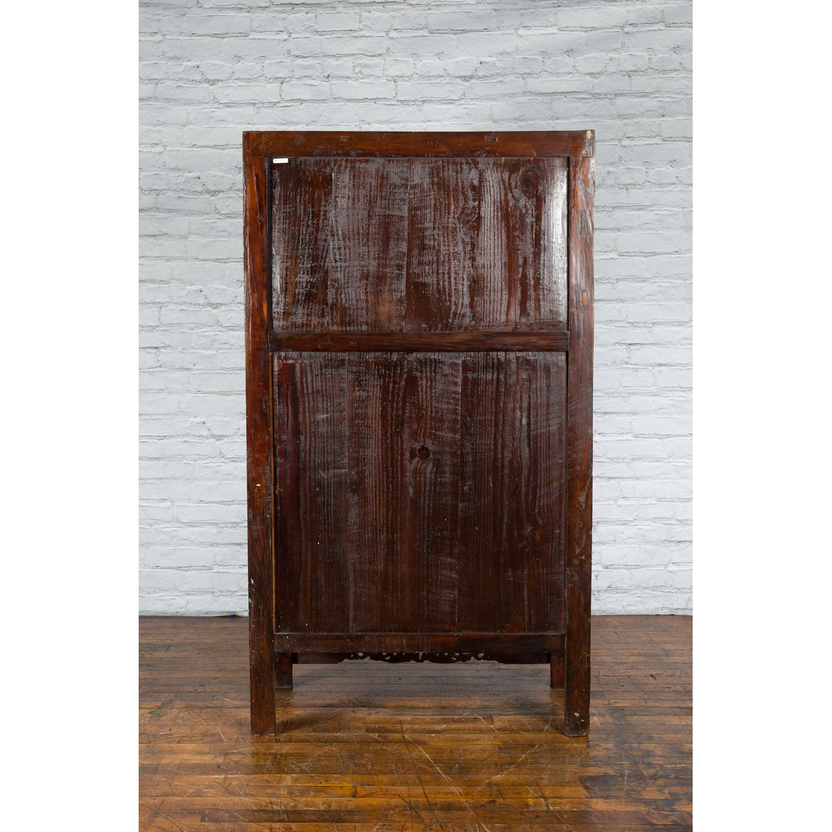 Chinese Qing Dynasty 19th Century Elm Cabinet with Doors and Four Drawers-12. Asian & Chinese Furniture, Art, Antiques, Vintage Home Décor for sale at FEA Home