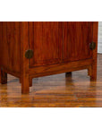 Chinese 19th Century Qing Dynasty Elm Compound Cabinet with Traditional Hardware-8. Asian & Chinese Furniture, Art, Antiques, Vintage Home Décor for sale at FEA Home