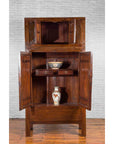 Chinese Qing Dynasty 19th Century Compound Cabinet with Drawers and Hidden Panel-4. Asian & Chinese Furniture, Art, Antiques, Vintage Home Décor for sale at FEA Home